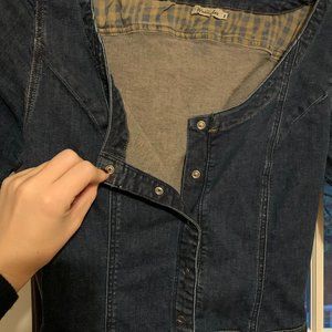 Vintage 70s Wrangler  Denim Mini Dress